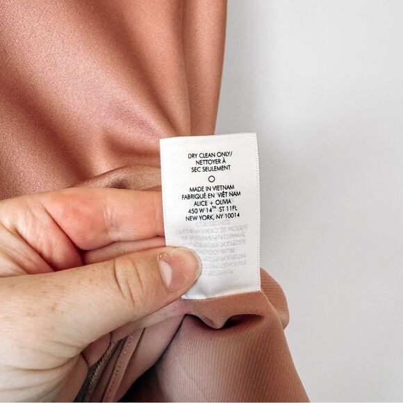 Alice + Olivia Pink Mini Slip Dress Size 4 - Picture 5 of 7